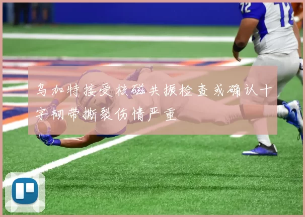 乌加特接受核磁共振检查或确认十字韧带撕裂伤情严重